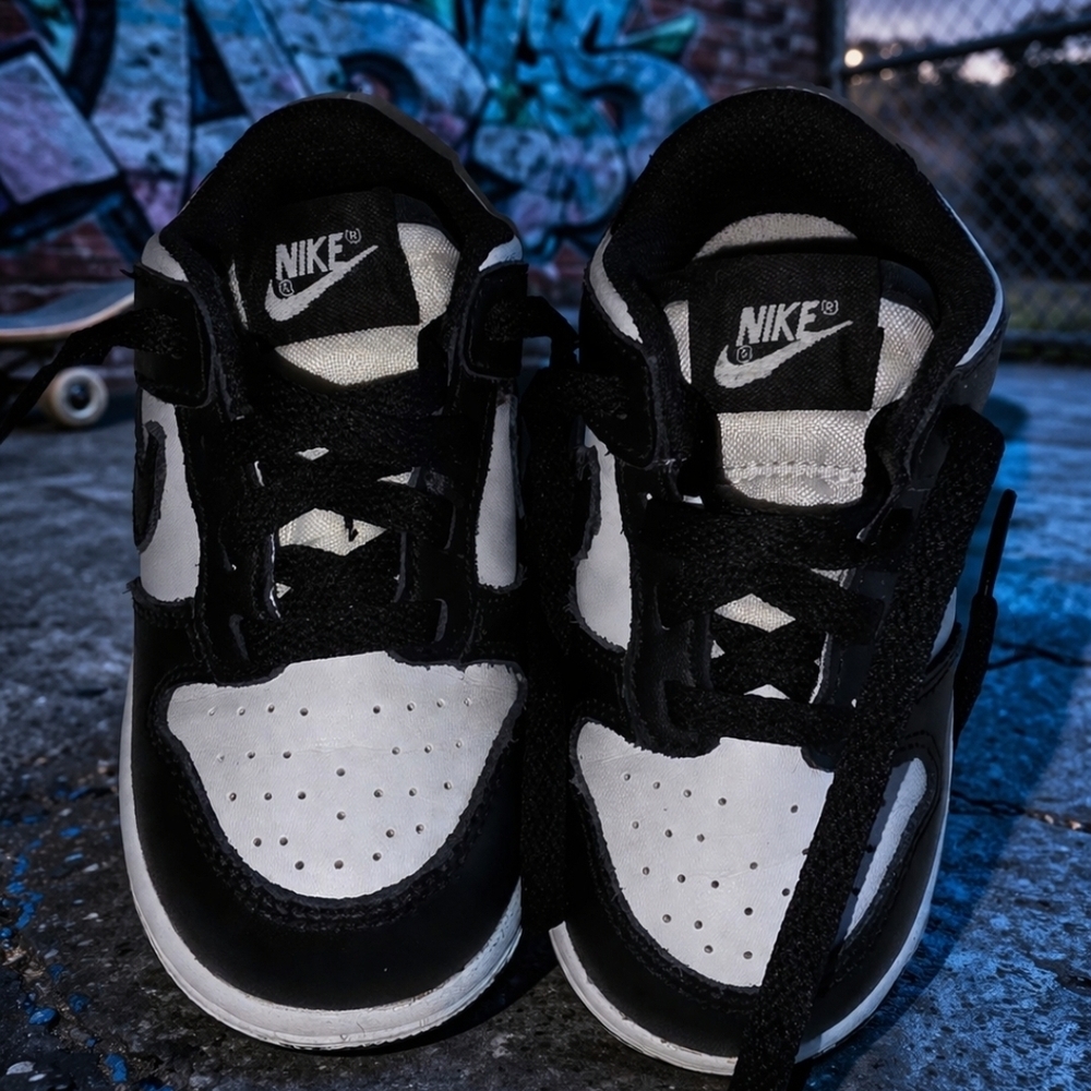 Nike Dunk Low "Panda" Toddlers Shoes